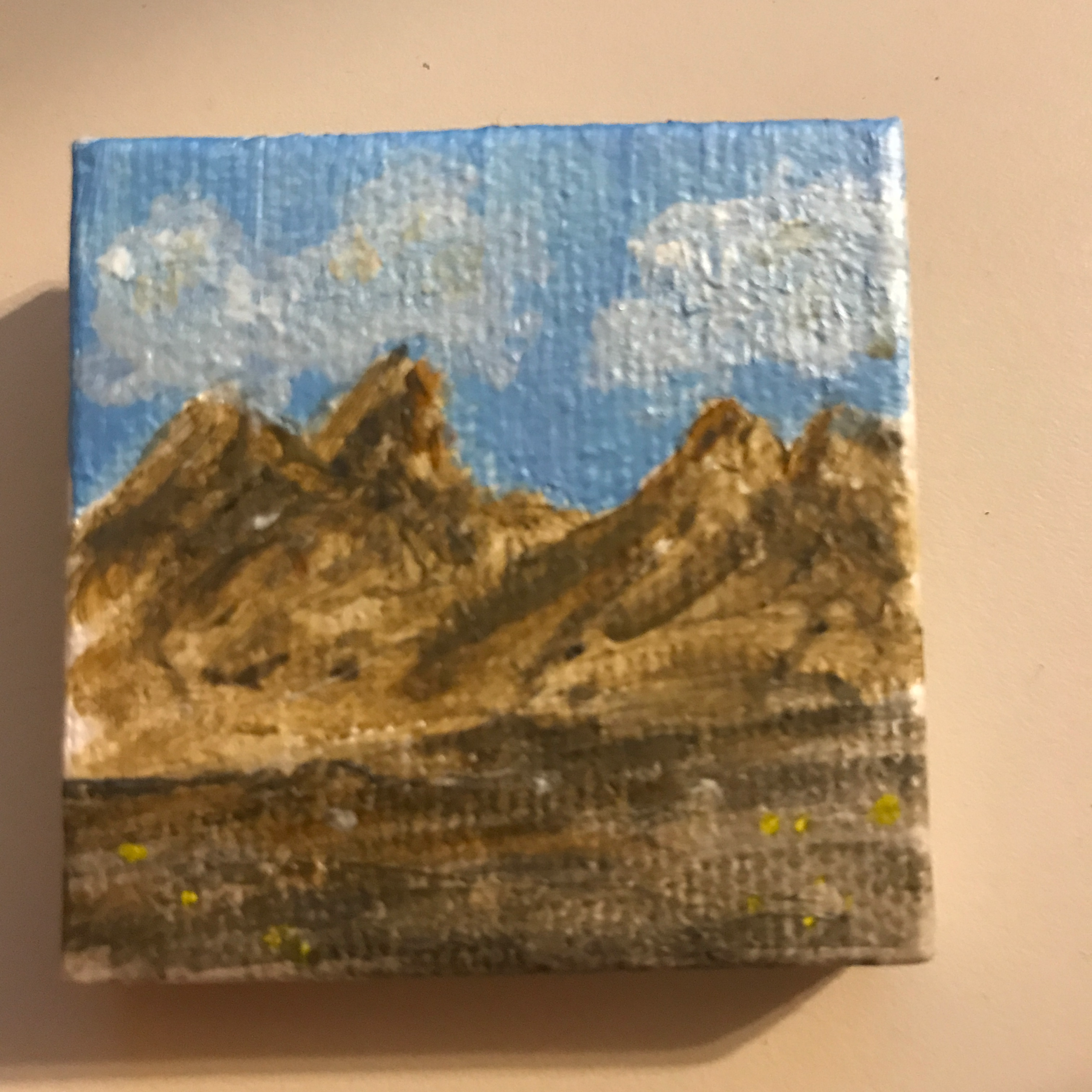 Mini Painting - Organ Mountains - Las Cruces, NM